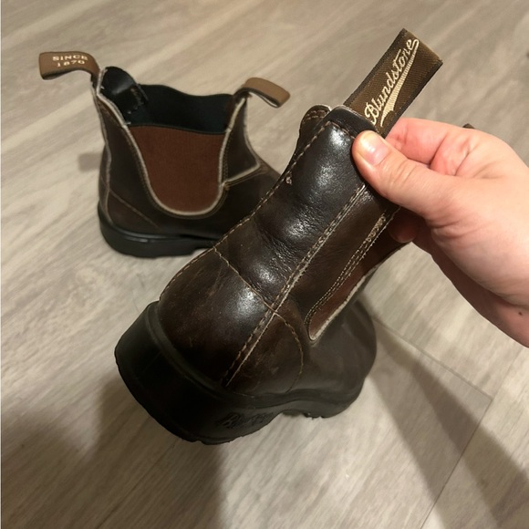 Blundstone 500 premium leather brown boots - Picture 5 of 9